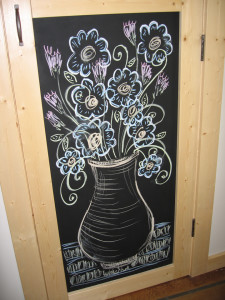 chalk bouquet